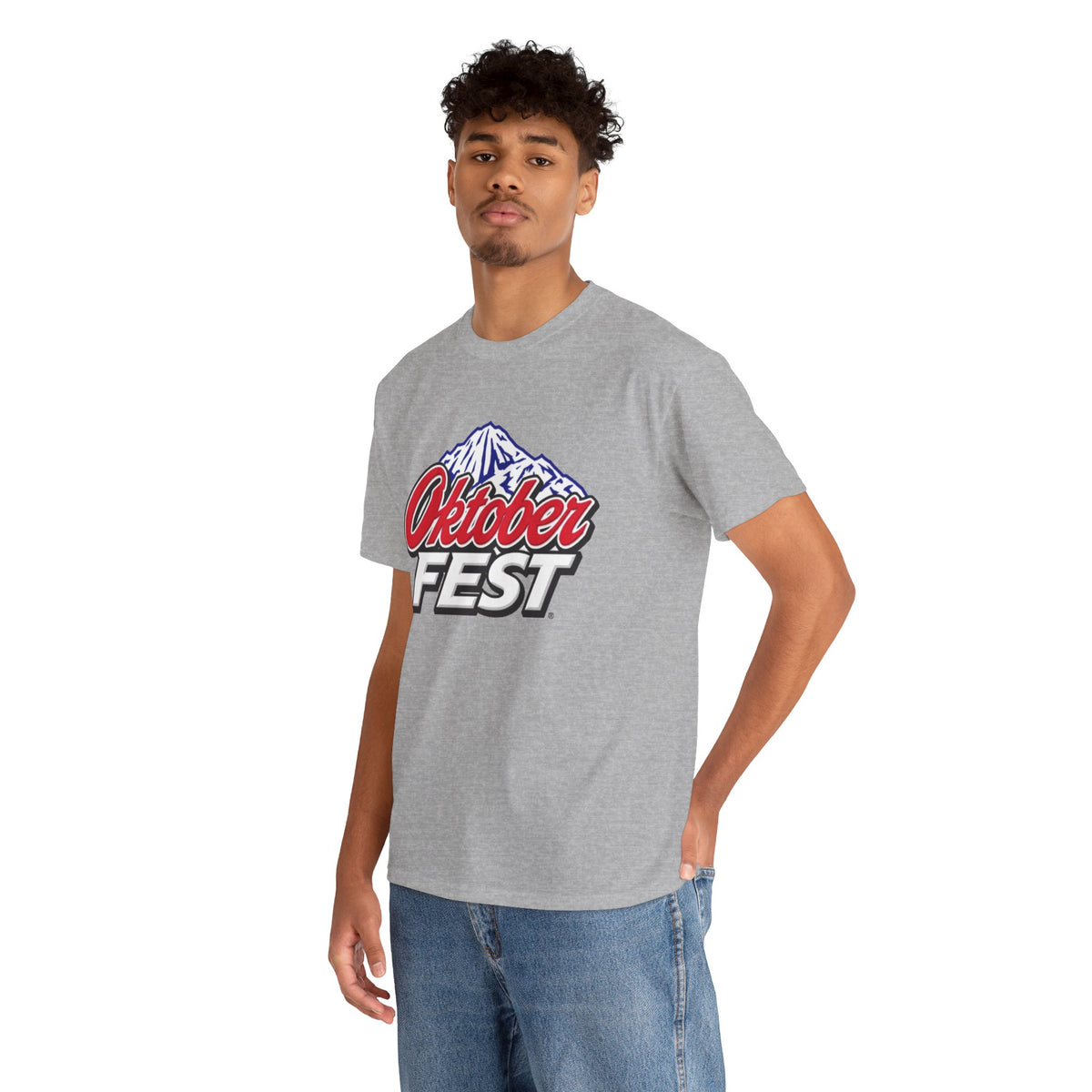 Oktoberfest T-Shirt Retro Mountain Logo Beer